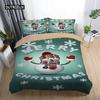 3D Printed Merry Christmas Bedding Set Queen/Twin/King Size  Christmas Decoration Home Bedclothes with Bedding Pillow