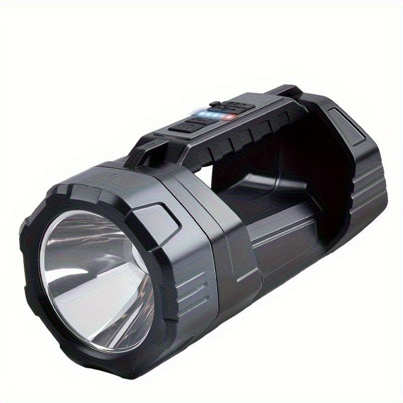 Ultra Bright Remote LED Flashlight with Solar Charging, One Hand Grip, Digital Power Display, Emergency Flash,power Outage, Emergency Situation
