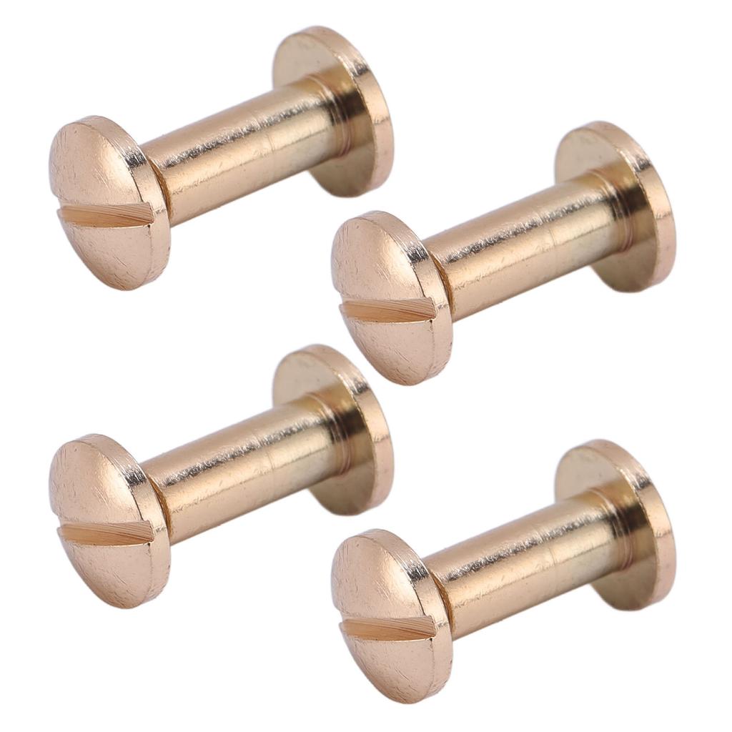 20 Zestaw 8 X 10mm Nity Introligatorskie Zestaw Mieszany Stop Cynku Rowkowane Wysokiej Wytrzymałości Śruby 8 X 5mm dla