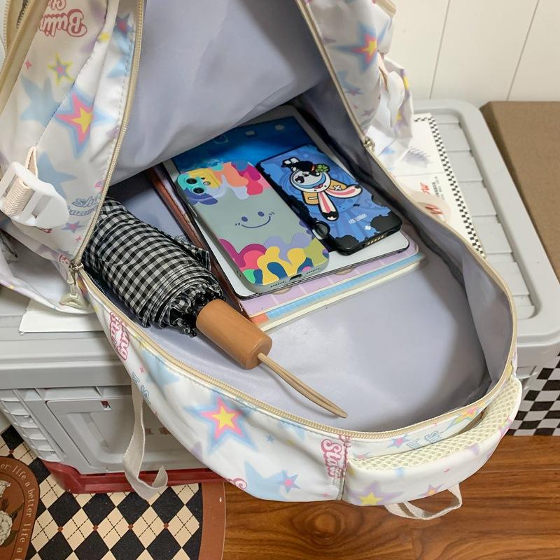 New Schoolbag Small Fresh Cute Girl Ins Japanese Cartoon Graffiti Junior High School High School Students Large Capacity Backpack