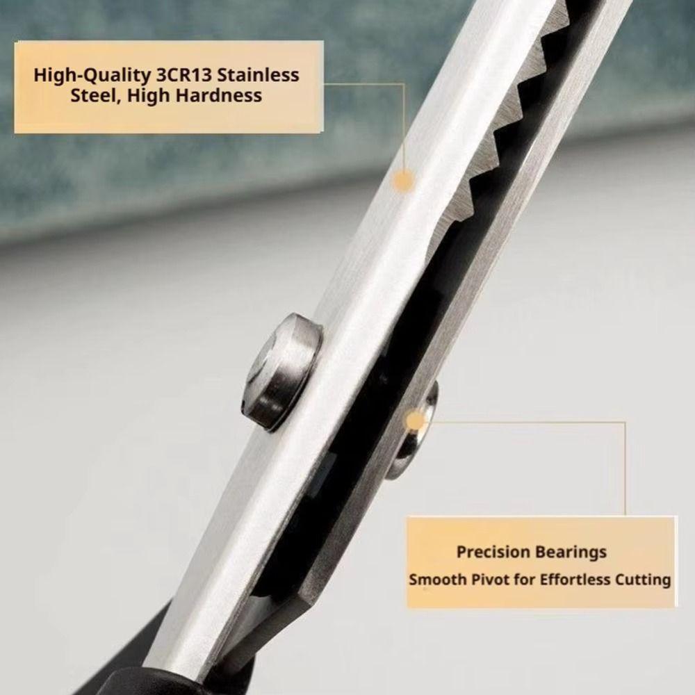 Triangle Teeth Pinking Shears Serrated Edge Tailor Scissors Zig Zag Scissors  Sewing Craft