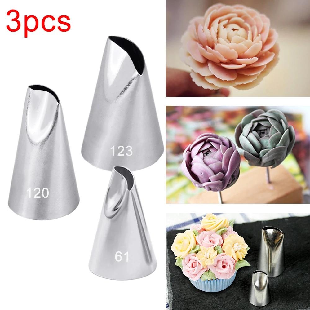 54 Styles Leaf Russian Tulip Icing Piping Nozzles Stainless Steel Flower Cream Pastry Tips Nozzles Cupcake Cake Decorating Tools
