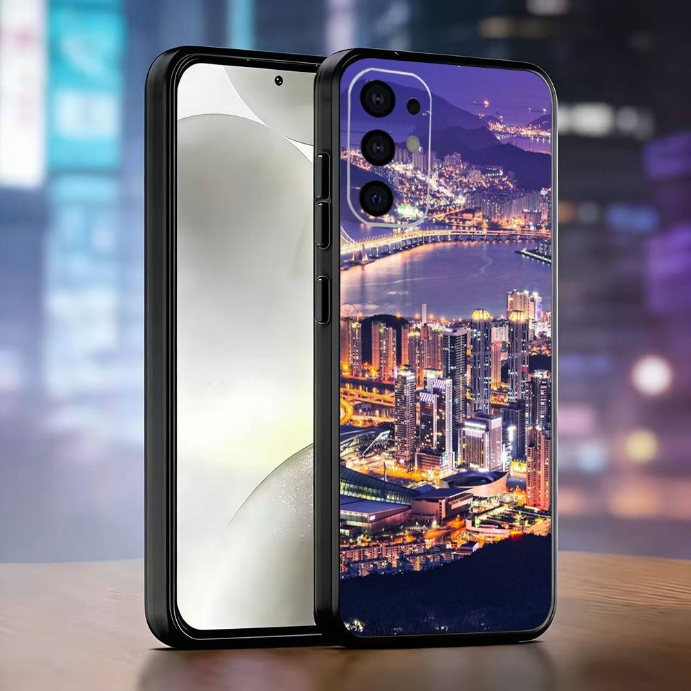 

Korean Japan Phone Case Black Silicone Soft For Samsung S25,S24,S21,S22,S23,S30,Ultra,S20,Plus,Fe,Lite Samsung S21 s305G