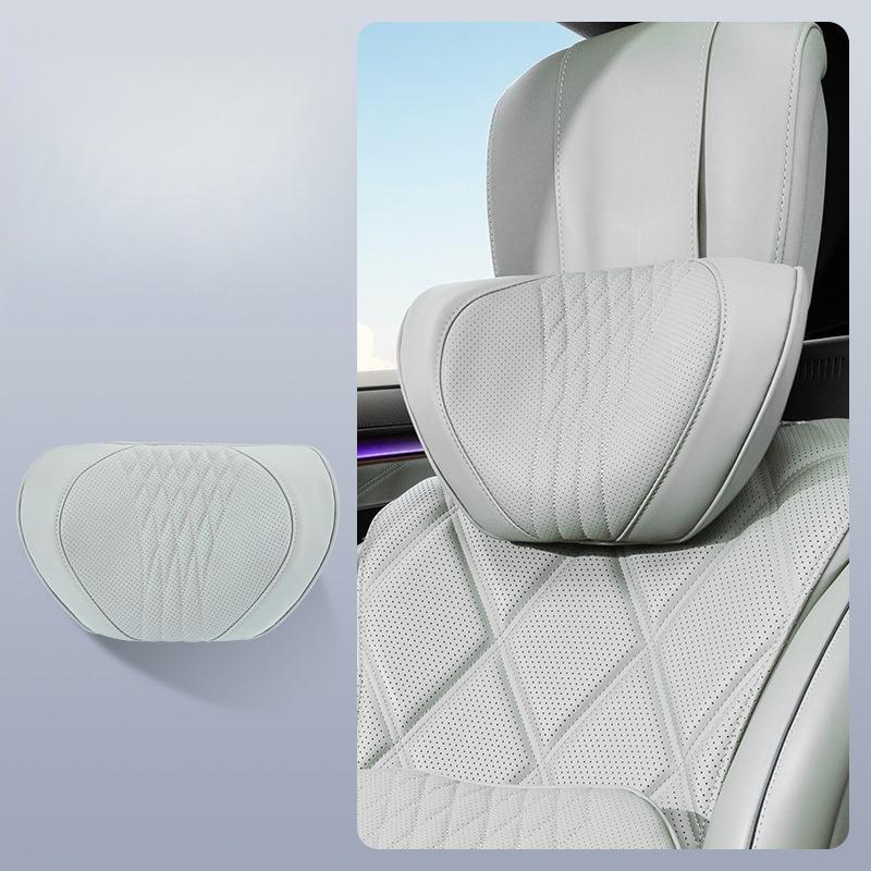 High-End Car Neck Support Headrest And Lumbar Support Cushion Automotive Interior Products for Seat Back Protection