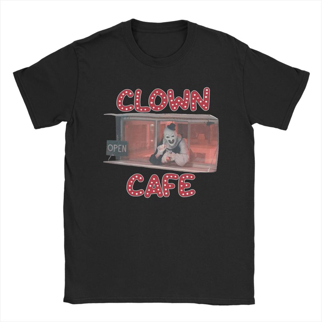 Harajuku T-Shirt Terrifier Art The Clown Lover T-Shirts  Hipster Tshirt for Men's Summer Y2K Basic Casual Short Sleeve Tops