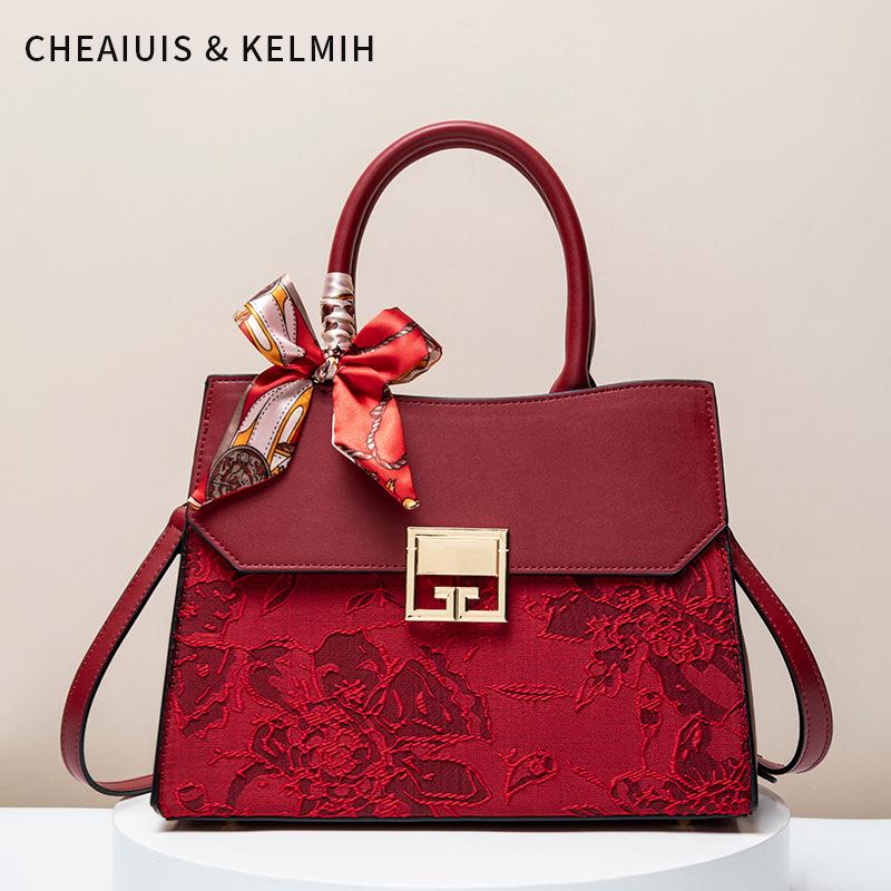 Red Women's Crossbody Handbag - Perfect Mom & Wedding Gift for Ladies, Ideal for Banquets & Birthdays