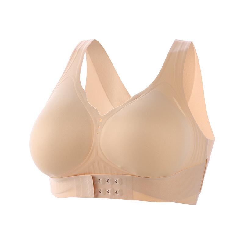Women's Posture Correcting Seamless Bra with Front Buckle - Lifts, Shapes & Supports for Beautiful Back and Anti-Sagging.
