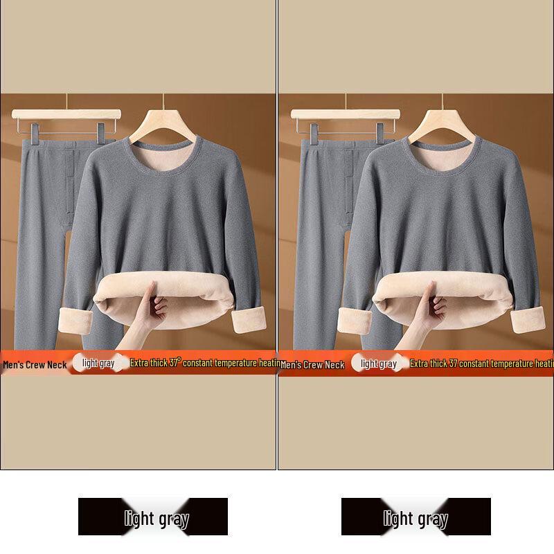 W.xuan Men's Super Warm Fleece Thermal Underwear Set