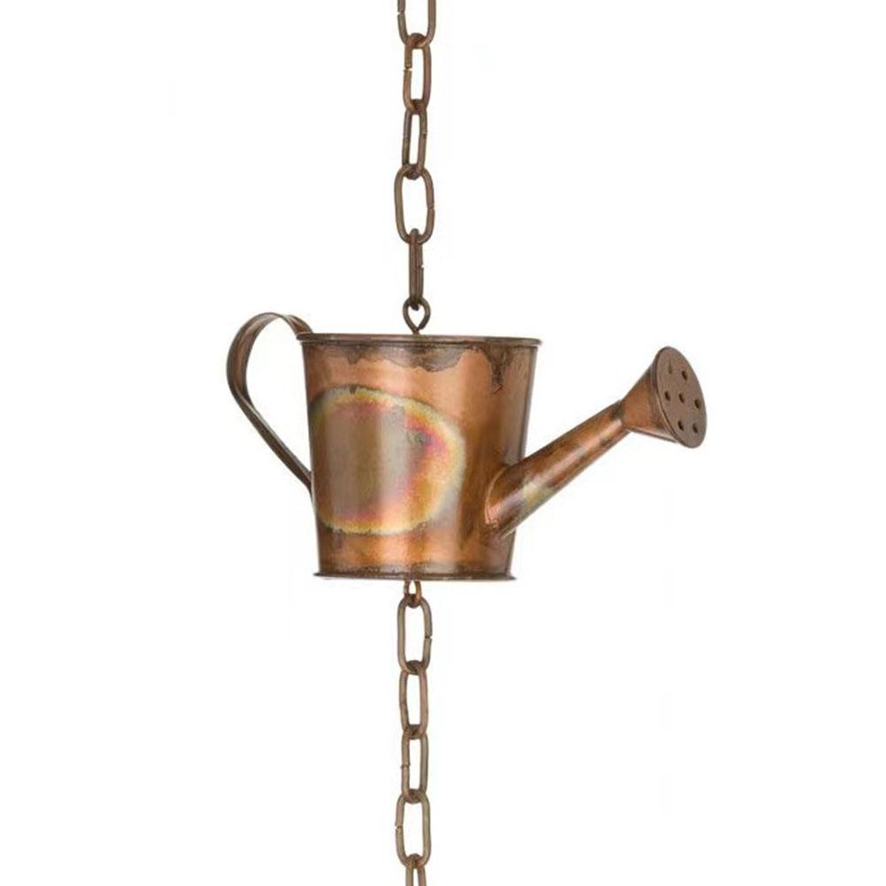 Metal Rainwater Drainage Chain Multifunction Drainage Rainwater Chain Decorative Rain Chains Exquisite for Front Porch Patio