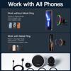 Essager RGB Car Phone Holder Qi 15W Macsafe Wireless Charger Car For iPhone 14 13 Samsung Universal Phone Holder Stand