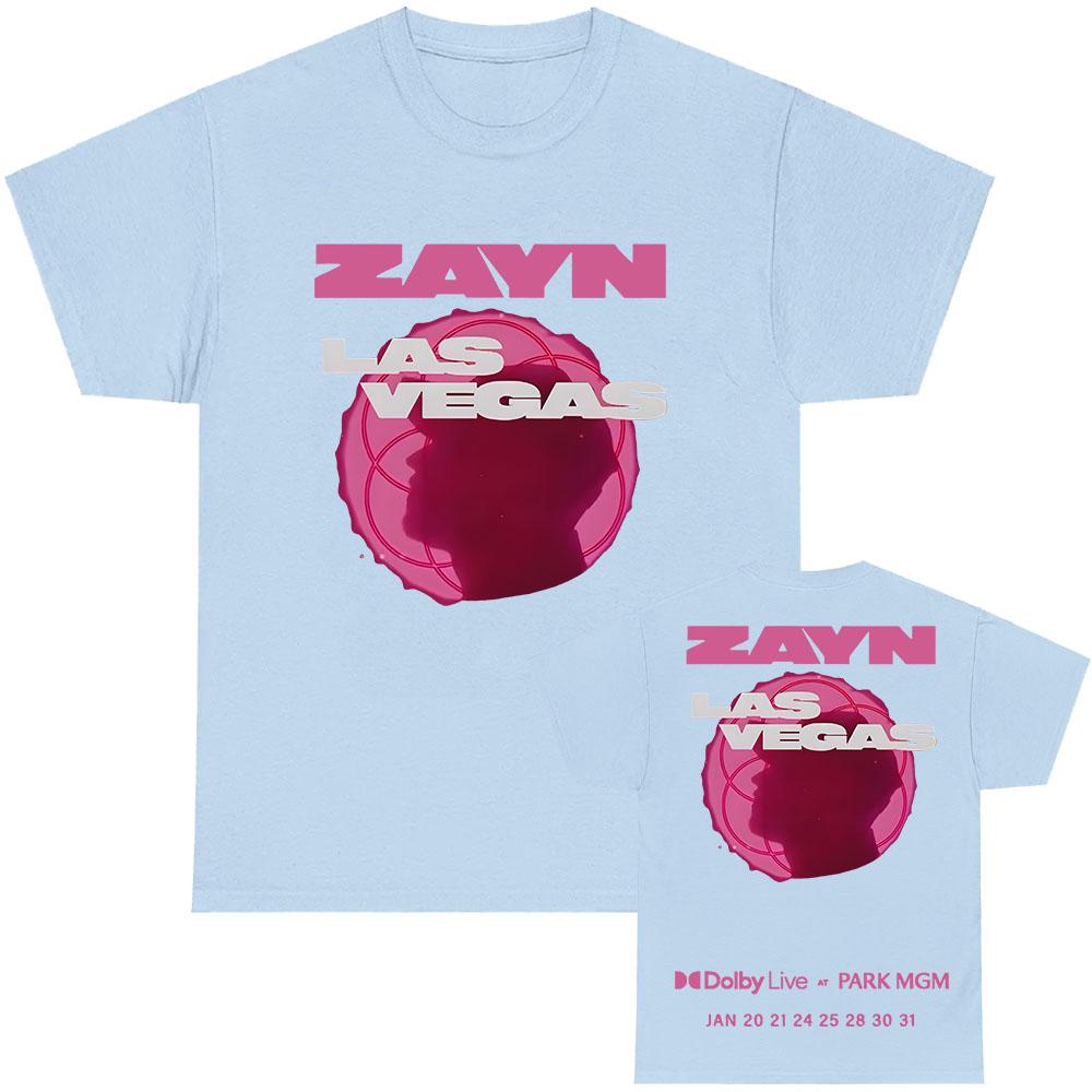 

Zayn Malik Las Vegas Tour 2026 T-shirt Short Sleeve Cotton Casual Tshirts Unisex Streetwear Graphic Print T Shirt XS