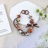 Color Cute Hand Drawn Beaded Mobile Phone Chain Pendant Anti Loss Phone Case Wrist Bag Hangings Decoration