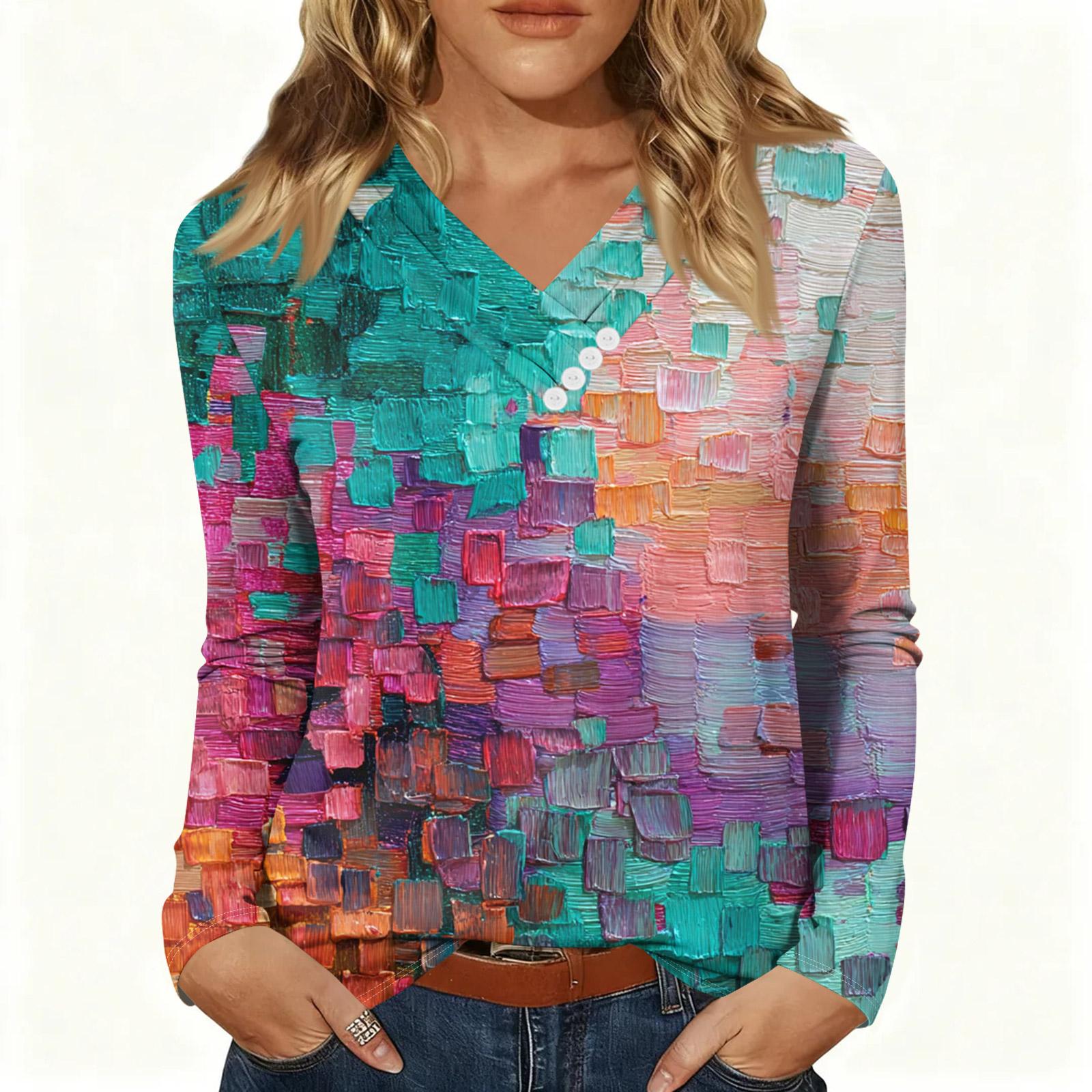 

Женские свитера с V-образным вырезом, рубашки с длинным рукавом, осенние наряды, модная зимняя одежда, боковой разрез XXXL