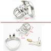 High Quality Stainless Steel Male Chastity Device Slave Cuckold Cock Bondage Cage Penis Lock Anti Masturbation Sex Toys for Men