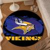 Minnesota Vikings Artwork Round mat, Anti-slip Circle Carpet Chair rug For livingroom,Bedroom, doormat home decor Gift Christmas Gifts