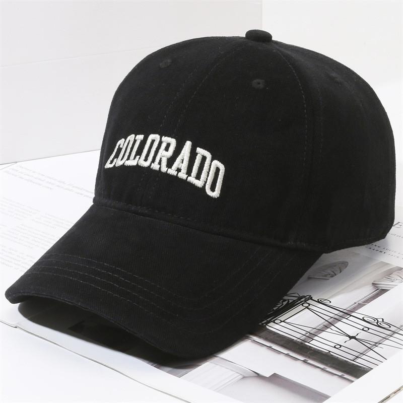 Embroidery Colorado Letter Baseball Cap Outdoor Sun Protection Breathable Hat