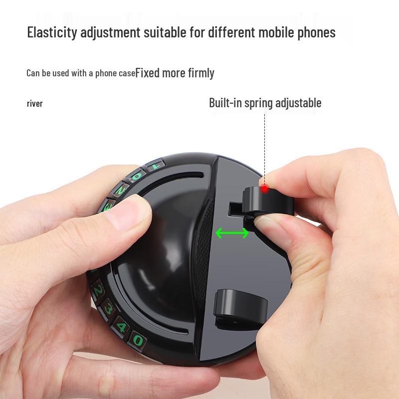 Car Center Console Non-slip Phone Holder & Multifunctional Parking Number Plate Dashboard Storage Mat