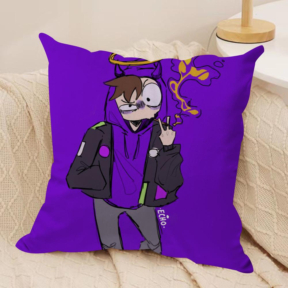 Rapper TThasup Cushion Cover Soft Plush Throw Pillow Cover DoubleSided Decorative Cushion Case Sofa Bedroom Home Decor