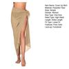Cover Up Skirt Quick-Drying Beach Wrap Skirt Loose Fit Breathable Anti-UV Swimwear Beachwear Mesh Bikini Cover Up