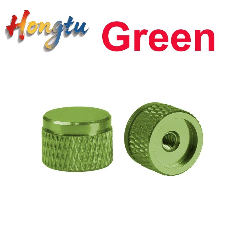 6#-32UNC M3 M3.5 M4 Colorful Knurled Aluminum Thumb Nuts Blind Hole Hand Tighten For PC Computer Case