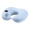 Inflatable U-shaped Pillow with Self-filled Design Built-in Air Pump Lightweight Portable Neck Support