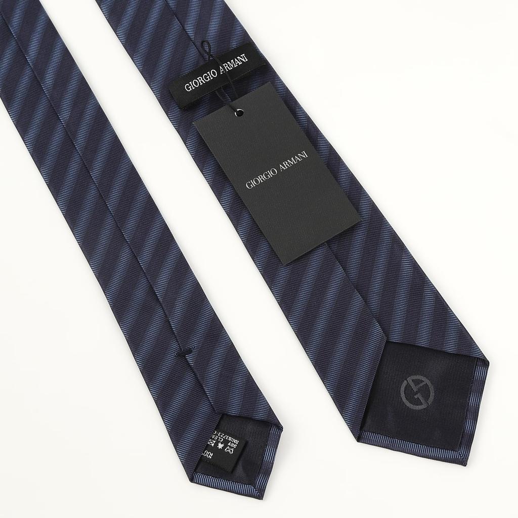 Giorgio Armani Tie Gift GA001 Navy x Blue (GA001-6 9P915-06562) [Used]