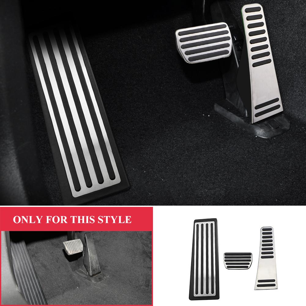 Color My Life Stainless Steel Car Pedals for Volvo S90 S 90 2016-2022 Accelerator Fuel Pedal Brake Foot Rest Pedals