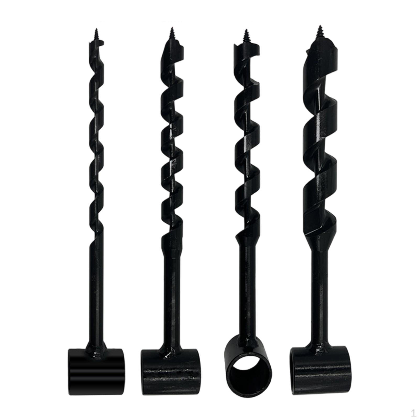 

Hand Auger Wood Drill Gear Tool Manual Hole for Shelter Building 4 Pieces