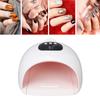 72W UV LED Nail Gel Curing Lamp 3 Time Setting 36pcs Light Chips Quickly Dry Nail Polish Gel Dryer 100‑240VEU Plug