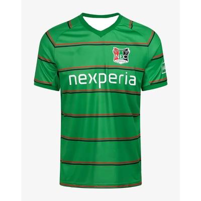 Temporada NEC Nijmegen Camisetas de Fútbol para Hombre y Mujer Transpirables de Secado Rápido Camisetas de Manga Corta Ropa Familiar Camisetas para Niños