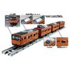 Takara Tomy Plarail Real Class 201 Series Commuter Train West (JR Orange)
