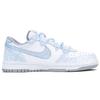 Nike Dunk Misty Cloud, Spezielle Einkaufstasche Leder Low-Top Skateboard-Schuhe Unisex Hellblau 355152-106(team1350-)