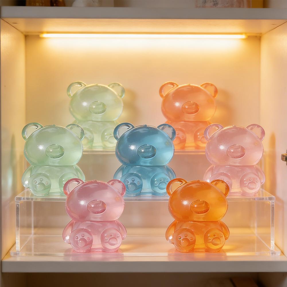 Cute Bear Maltose Stress-relieving Toy Colorful Sensory Toy Creative New Item Desk Decoration Stress Relief Doll Party Gifts