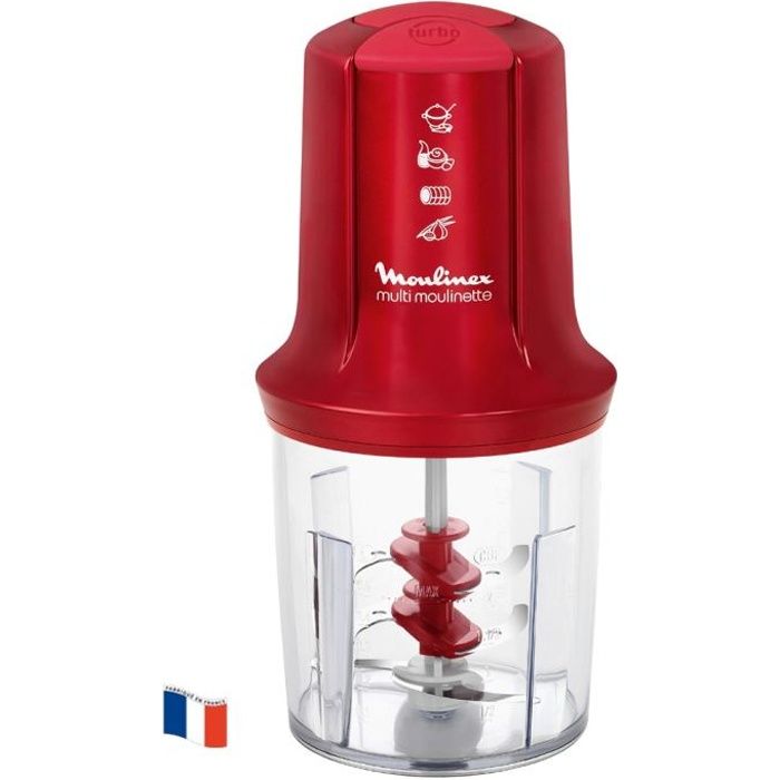 Moulinex Multi Moulinette Tritatutto Elettrico 500W | 6-in-1 Con Frulla, Macina E Accessorio Salse - Foto 3