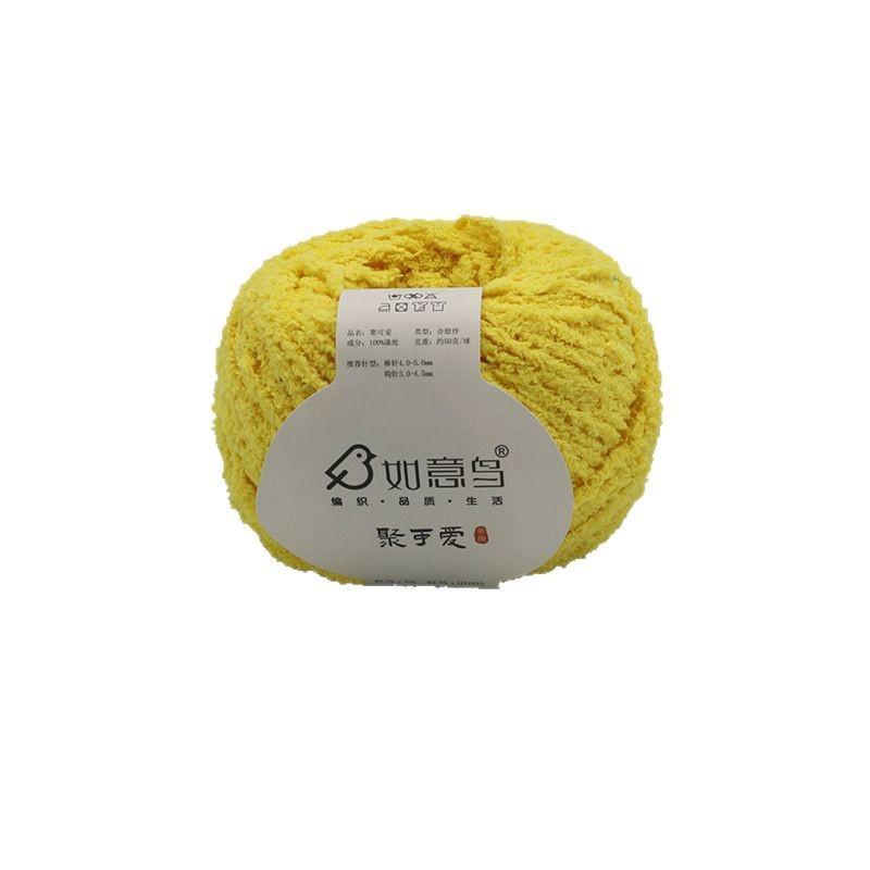 Plüsch Chenille Chunky Garn zum Häkeln von Stofftieren, Decken, handgefertigte Strickgarne