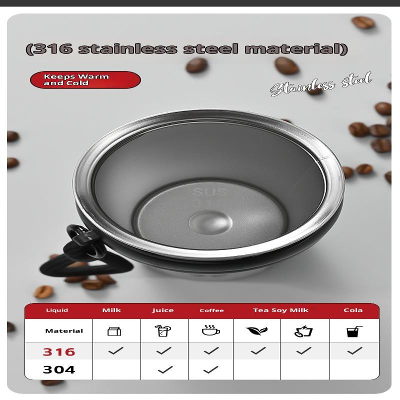 Nerezový Velký Král Hrnku Velkokapacitní Hrnky na Kávu do Auta Láhev na Čaj a Vodu Vakuová Termoska Přenosné Hrnky Hrnky se Slámkou