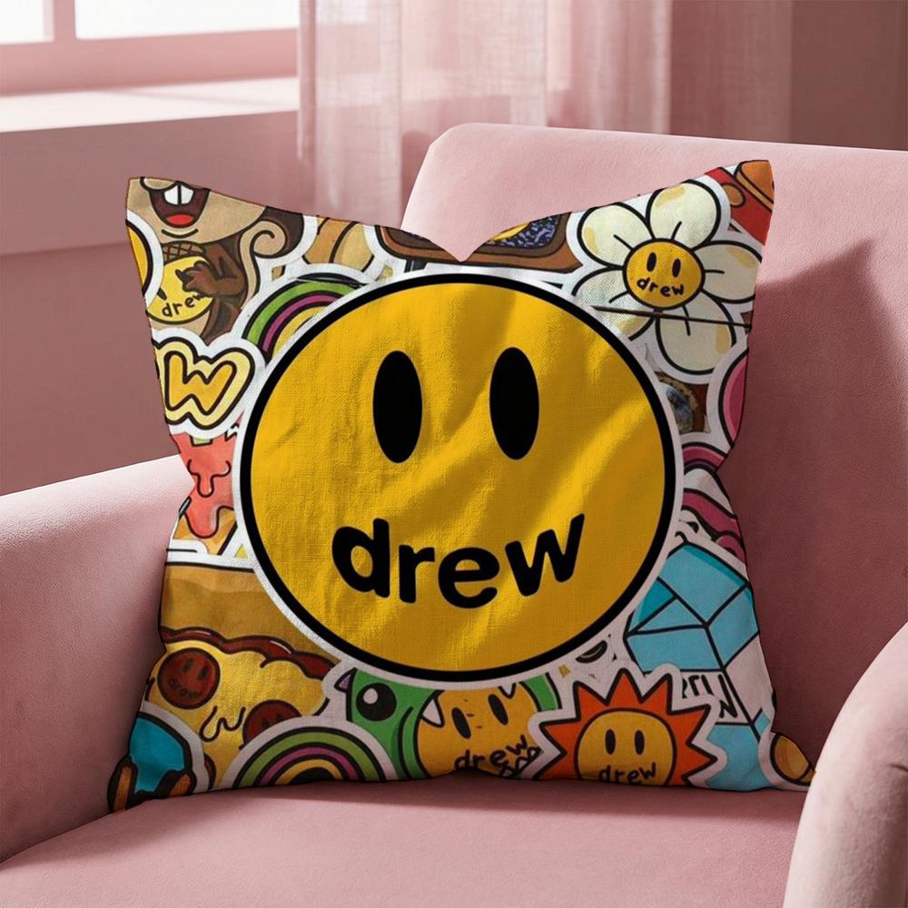 Fashion D-Drew H-Hous Cushion Cover Multi-Scene Pillow Cover for Home & Car - Reversible, Soft & Durable for Daily Use