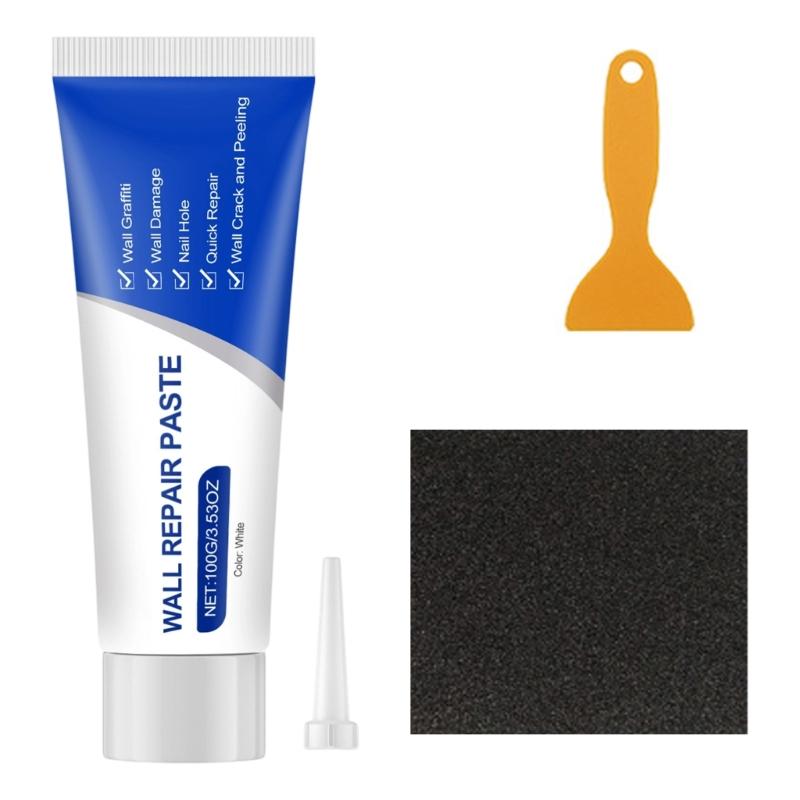 Professional Drywall Repair Tool Efficient Drywall Repair Set with Nozzle Sandpaper Scraper Compound And Smoothing Tool
