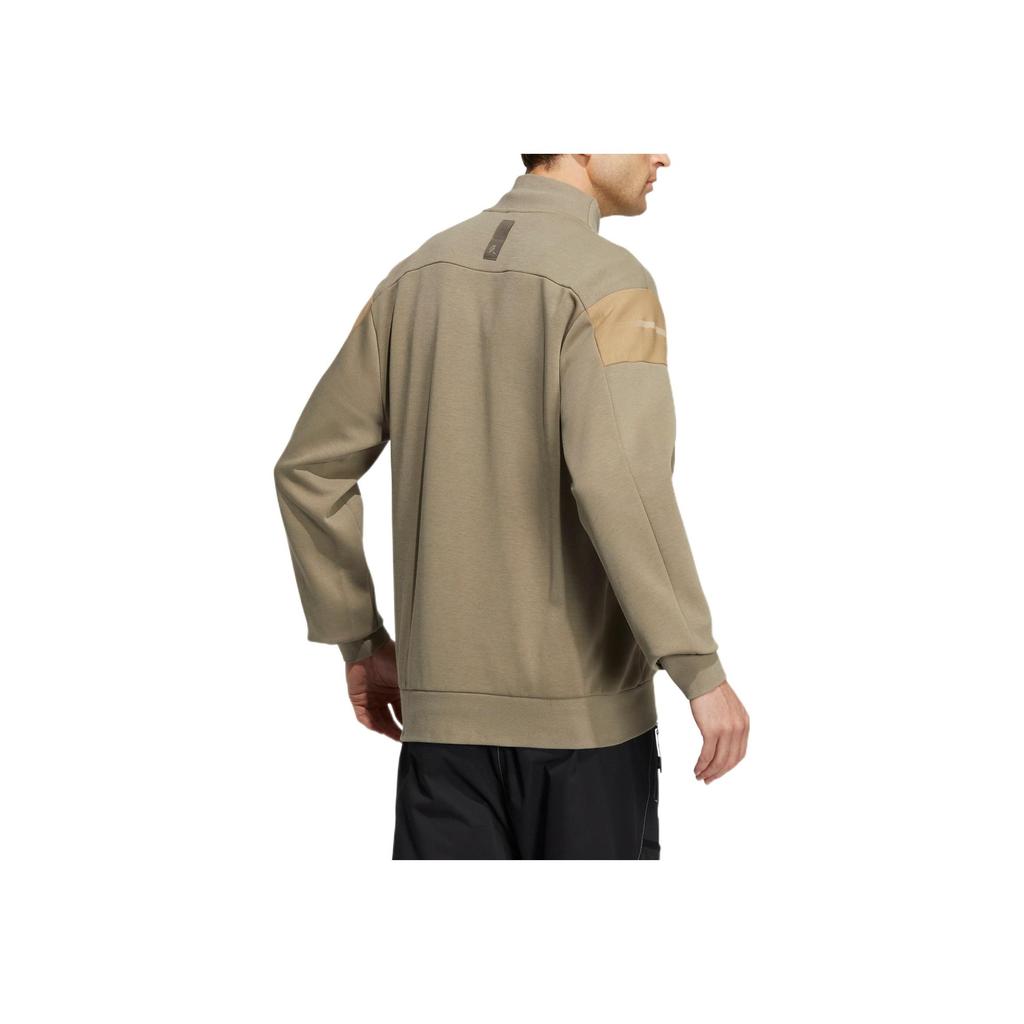 adidas Essential Track Top Jacket Men Outerwear Brown HM2959