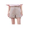 Fila Fusion SS24 Woven Solid Color Lace-Up Sports Casual Shorts Women Shorts Light-Bean-Mud-Brown T11W423805FBG