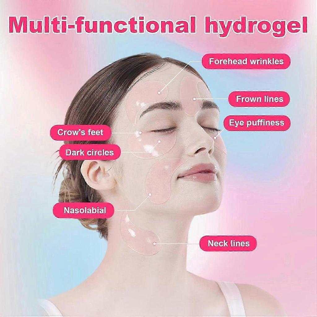 Peptid-Kollagen-Hydrogel-Augenpflaster gegen geschwollene Augen und dunkle Augenringe, Feuchtigkeitsspendende straffende Haut unter den Augen Maske