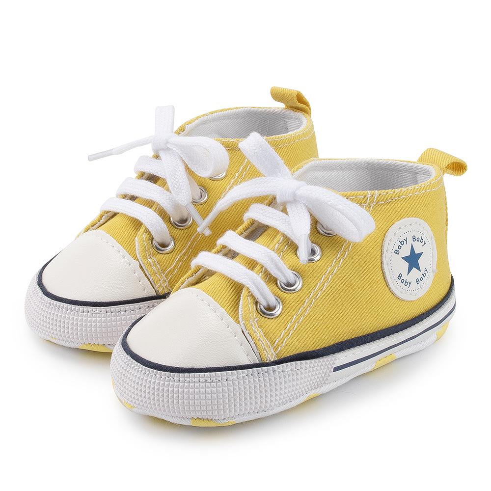 Hot-Selling Classic Canvas Baby Shoes: Soft Sole Toddler Walking Shoes