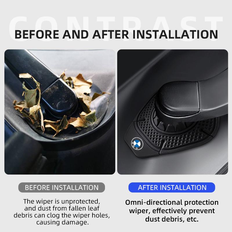 A52546 Car interior Windshield Wiper Arm Hole Protection Cover Silicone Dust Cover For Bmw M E36 E46 E39 E38 E90 E60 X3 X5 X6 MQ6