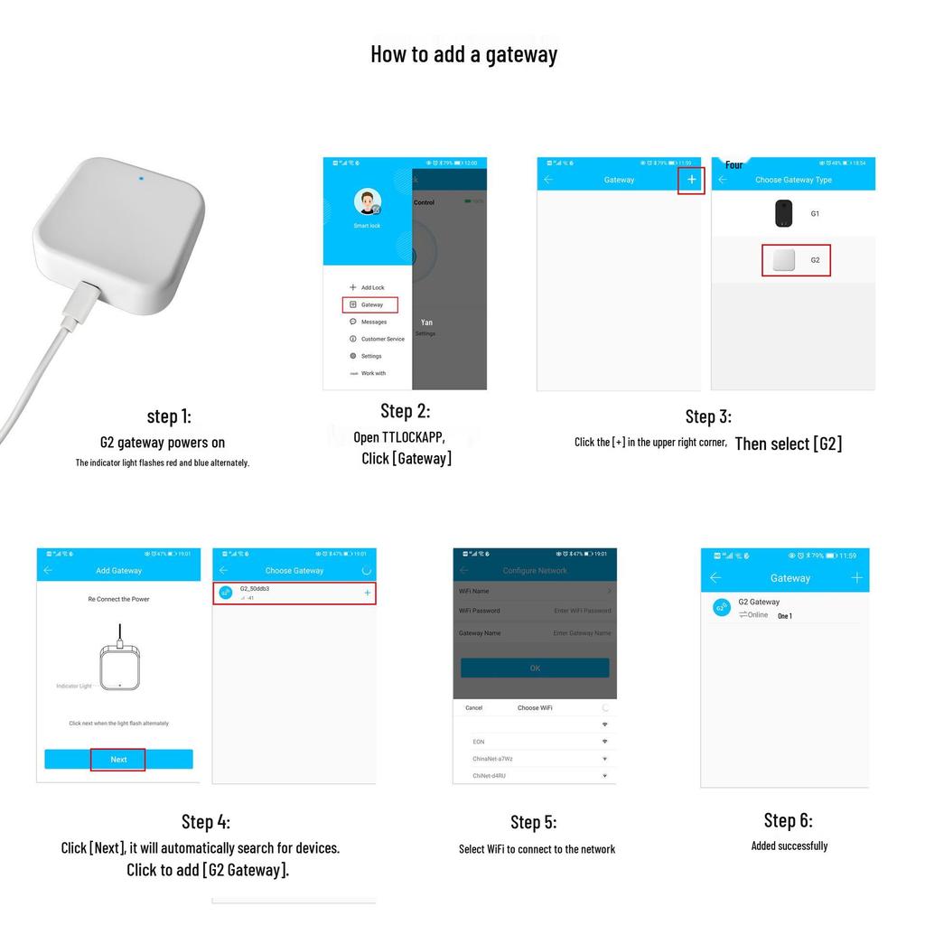 TTLOCK Bluetooth Smart Fingerprint Door Lock with Remote Control Via Mobile App - G2/G3 Hot Seller Offer