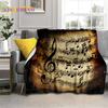 Note Music Colorful Musical Score Cartoon Blanket,Soft Throw Blanket for Home Bedroom Bed Sofa Picnic Travel Office Cover Child