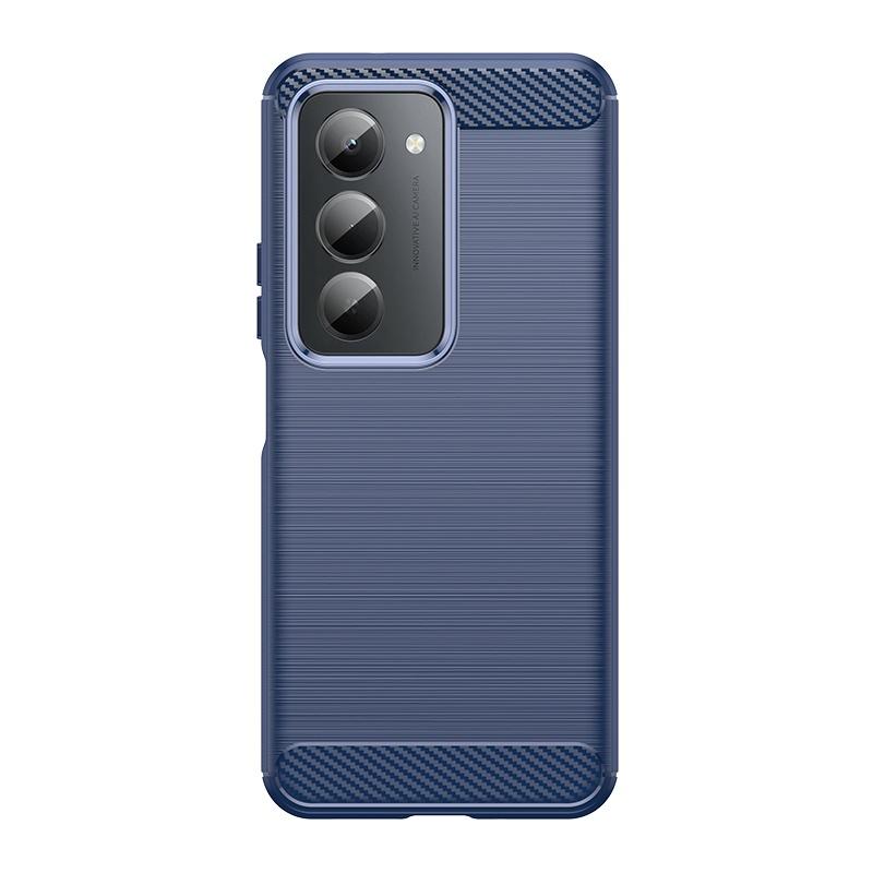 

Чехол-накладка для Redmi 15 5G Xiaomi Redmi 15 5G Capas Противоударный Бронированный Бампер Задняя Крышка из Углеродного Волокна ТПУ Мягкая Крышка Redmi 15 5G Fundas Redmi 15 5G синий