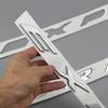3D ABS Chrome Black Explorer Logo Car Front Hood Emblem Bonnet Letters Badge Sticker For Explorer 2020 2021