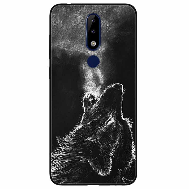 For Nokia 5.1 Plus Case Soft Silicone Cartoon Fashion TPU Phone Cases for Nokia X5 Cover 5.1Plus Cute for NokiaX5 Protective