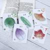Plant Leaf Self-Adhesive Supplies Notes School Office Memo Pad Sticky Note Bookmark Notebook