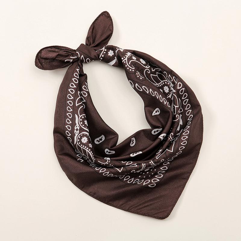 Bohemian Print Bandana Paisley Printed Headbands Hiphop Kerchief Outdoor Unisex Headband Wrist Wraps Face Mask Handkerchief